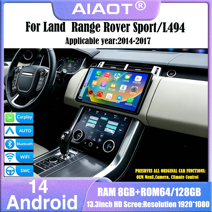 Khadas Vim4 8Gb - Para Land Rover Sport/L494, modelos de
