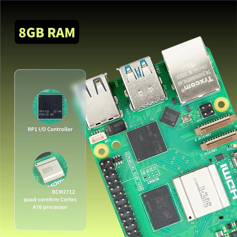 T23C – Kit de Início Irasptek  - Raspberry Pi 5 8Gb Kit avaliação e preço