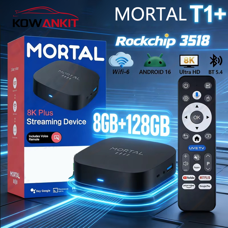 2026 Novo Android TV Box T1+ R - Khadas Vim4 8Gb avaliação e preço