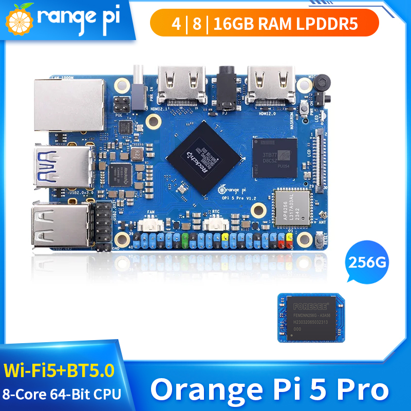 Orange Pi 5 Pro 16 8 4GB RAM L - Orange Pi 5 Plus 16Gb avaliação e preço