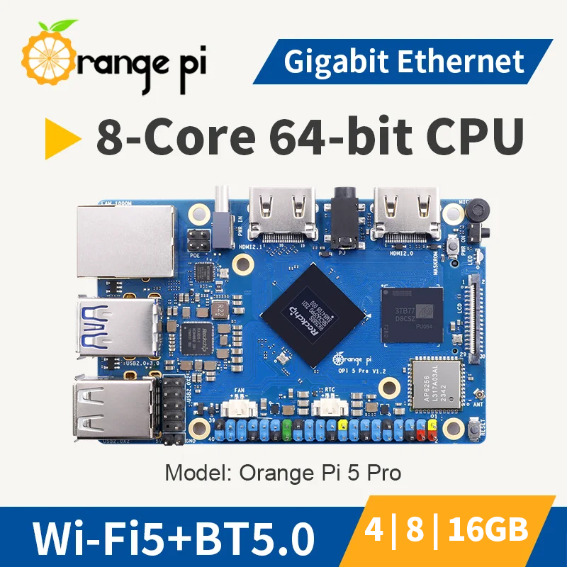 Orange Pi 5 Pro 16 8 4GB RAM L - Orange Pi 5 Plus 16Gb avaliação e preço