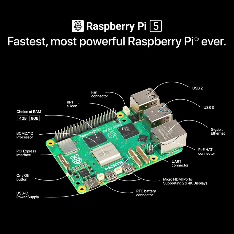 Original raspberry pi 5 pcie p - Raspberry Pi 5 8Gb Kit avaliação e preço